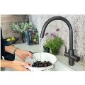 Qettle Signature Modern 4 in 1 Boiling Water Tap 7 Litre Round- Gunmetal