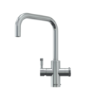 QETTLE Signature Modern 4 in 1 Instant Boiling Water Tap 7 Litre - Stainless Steel Square Spout