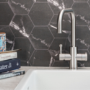 QETTLE Signature Modern 4 in 1 Instant Boiling Water Tap 7 Litre - Stainless Steel Square Spout