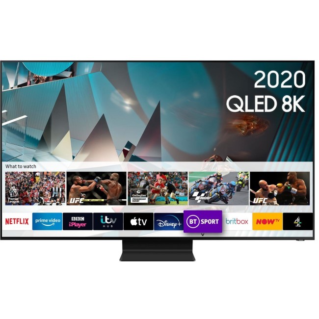 Samsung QE75Q800TATXXU 75" 8K Ultra Sharp HD HDR10+ Smart QLED TV with Bixby Alexa and Google Assistant