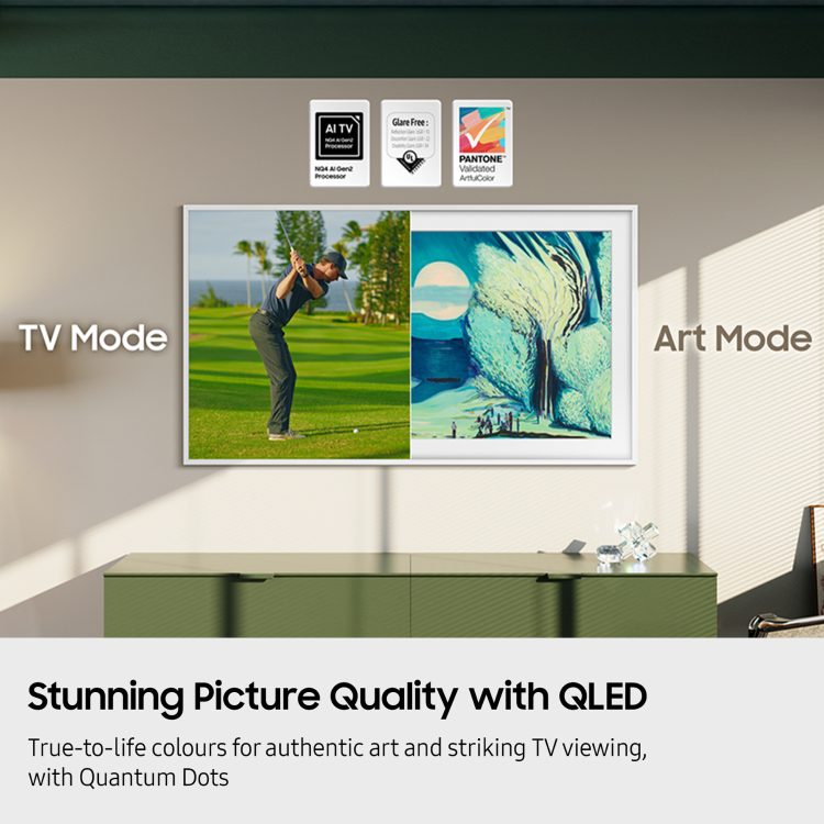 Samsung LS03F 65 inch The Frame Art Mode QLED 4K HDR Smart TV