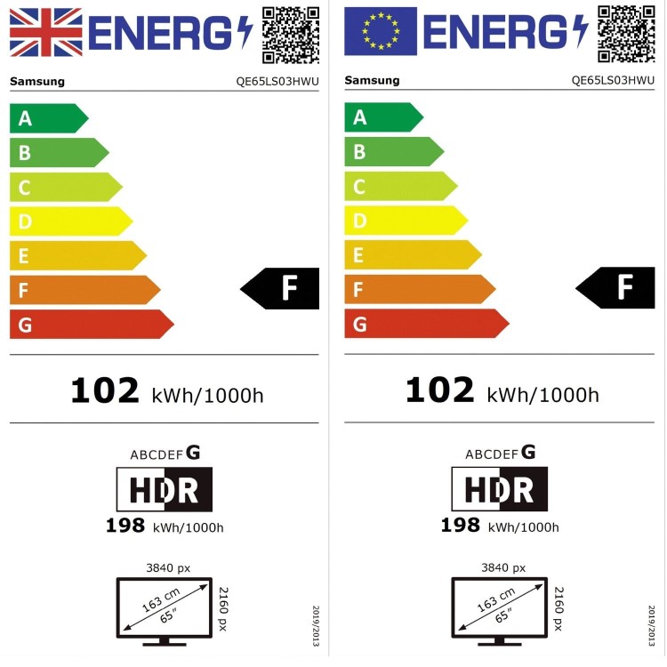 Samsung QE65LS03HWUXXU 65" The Frame QLED 4K Smart TV with Art Mode Matte Display & Dolby Atmos