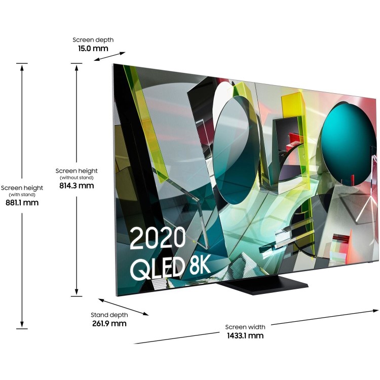Samsung QE65Q950TSTXXU 65" Smart 8K HDR10+ QLED TV with Soundbar