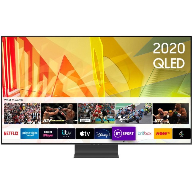 GRADE A2 - Samsung QE65Q95TATXXU 65" 4K Ultra HD HDR Smart QLED TV with Bixby Alexa and Google Assistant
