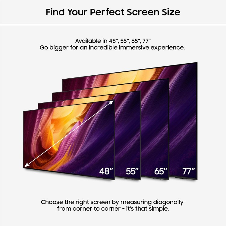 Samsung QE65S95HFTXXU 65" OLED 4K Smart TV – Samsung S95H Ultra HD HDR TV with OLED HDR Pro Dolby Atmos AI Upscaling & 165Hz Gaming