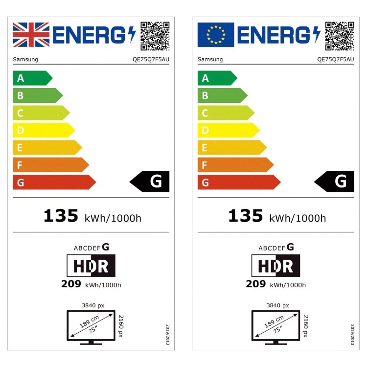 Samsung QE75Q7F5AUXXU 75" QLED – 4K Ultra HD HDR Smart TV with Tizen OS