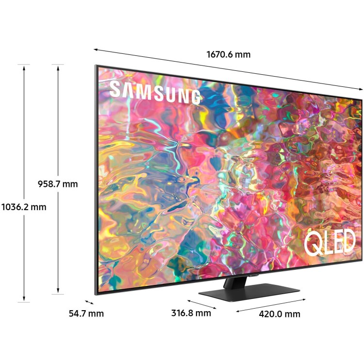 Samsung Q80B 75 Inch QLED Quantum HDR Smart TV