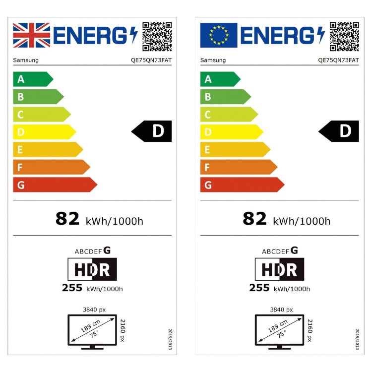 Samsung QE75QN73FATXXU 75" Neo QLED – 4K Ultra HD HDR Smart TV with Tizen OS