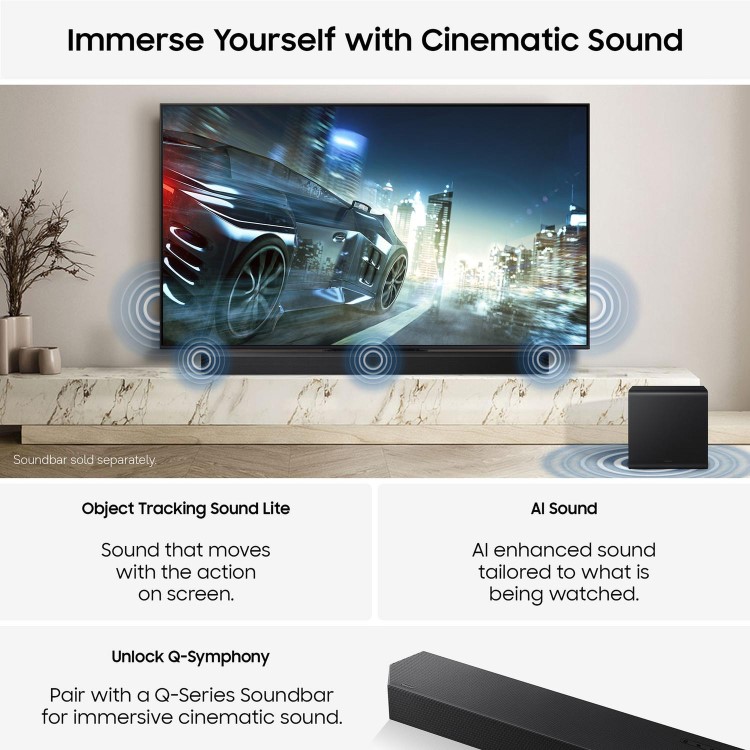 Samsung QE75QN73HAUXXU 75" Neo QLED 4K Ultra HD Smart TV with Tizen OS  Mini LED HDR TV Dolby Atmos & AI Gaming Features
