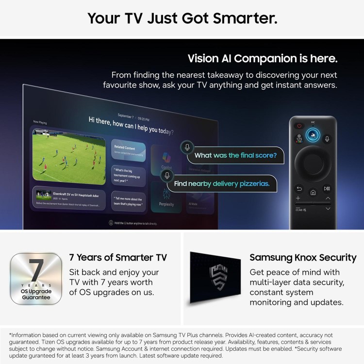 Samsung QE85LS03HWUXXU 85" The Frame Pro Neo QLED 4K Ultra HD Smart TV with Tizen OS  Glare Free Display Dolby Atmos & Art Mode