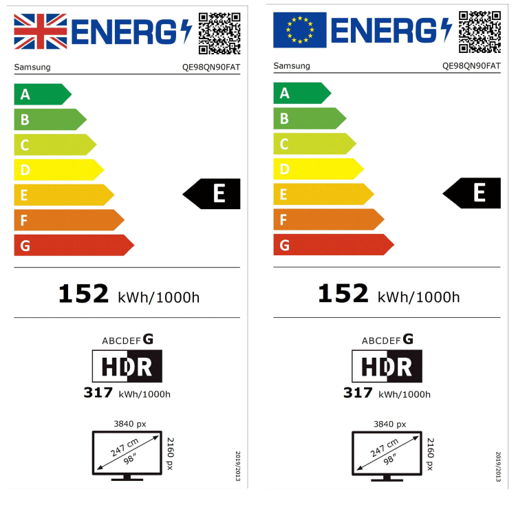 Samsung QE98QN90FATXXU 98-Inch 4K Neo QLED Smart TV  Quantum Mini LED & Dolby Atmos