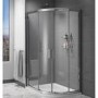 Claritas 6mm Glass Quadrant Shower Screen Enclosure - 900 x 760mm