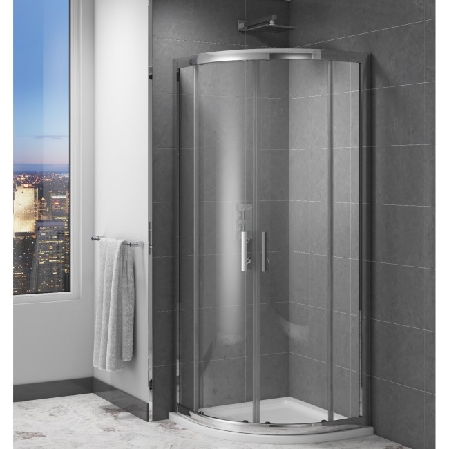 Quadrant Shower Screen Enclosure 1000 x 1000mm - 6mm Glass - Claritas Range