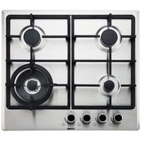 Beko QHMW6422X Integrated 60cm Gas Hob Stainless Steel