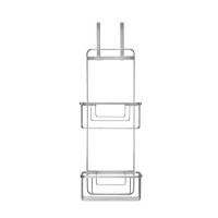 Chrome 2 Tier Hanging Shower Caddy - Croydex Chrome 2 Tier Hanging Shower Caddy - Croydex