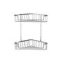 Chrome 2 Tier Corner Shower Caddy - Croydex