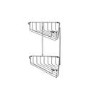 Chrome 2 Tier Corner Shower Caddy - Croydex