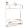 Chrome 2 Tier Suction Corner Shower Caddy - Croydex