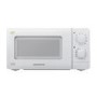 GRADE A2 - Daewoo QT1 14L 600W Manual Control Microwave - White - Great For Caravans And Motorhomes