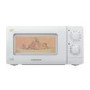 GRADE A1 - Daewoo QT1 14L 600W Manual Control Microwave - White - Great For Caravans And Motorhomes