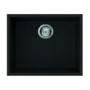 Single Bowl Large Undermount Black Granite Kitchen Sink - Reginox
