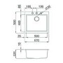 Single Bowl Large Undermount Black Granite Kitchen Sink - Reginox
