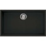 Reginox Extra Large Single Bowl Regi-Granite Black Undermount Kitchen Sink