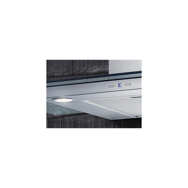 Elica QUARTZ-HE-70 High Efficiency 70cm Chimney Hood Stainless Steel With Flat Glass Canopy