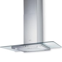 Elica QUARTZHP60 60cm Flat Glass Chimney Cooker Hood Stainless Steel