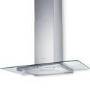 Elica QUARTZHP60 60cm Flat Glass Chimney Cooker Hood Stainless Steel