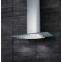 Elica QUARTZ-HE-90 High Efficiency 90cm Chimney Hood Stainless Steel With Flat Glass Canopy