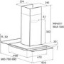 Elica QUARTZ_70 Quartz Glass Canopy 70cm Chimney Hood