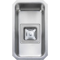 Rangemaster QUB16 Quad Undermount 160x300 1.0 Bowl Reversible Stainless Steel Sink