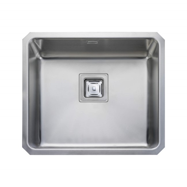 Rangemaster QUB48 Quad Undermount 480x400 1.0 Bowl Reversible Stainless Steel Sink