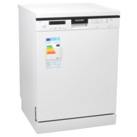 Sharp QW-T24F463W 60 12 Place Freestanding Dishwasher White