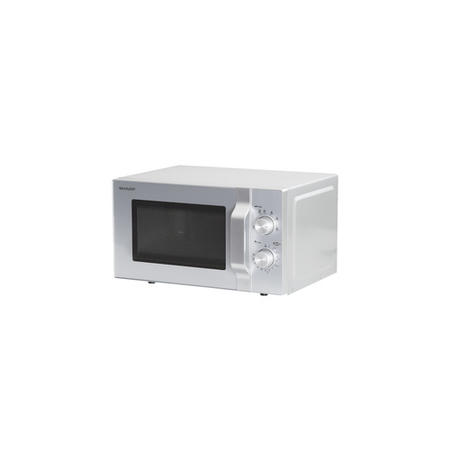 Sharp R204S 20L 800W Solo Manual Microwave - Silver