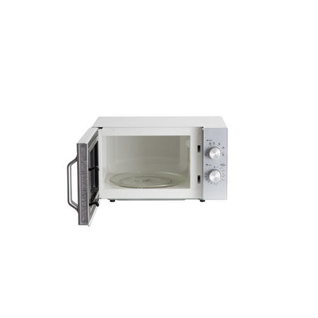 Sharp R204S 20L 800W Solo Manual Microwave - Silver