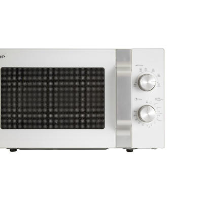 Sharp R204W 20L 800W Solo Manual Microwave - White