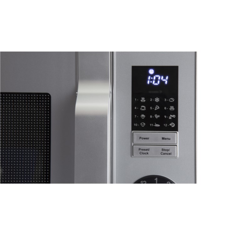 Sharp R244SLM 23L 900W Freestanding Microwave in Silver