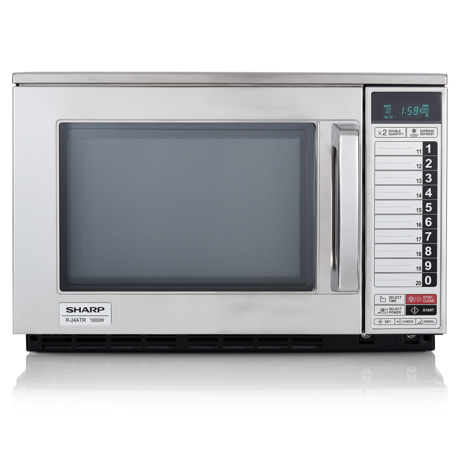 R24ATR Heavy Duty Programmable Commercial Microwave 1900W