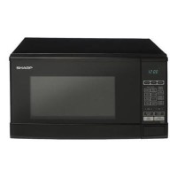 Sharp R270KM Touch Control 20 L Black Freestanding Microwave Oven