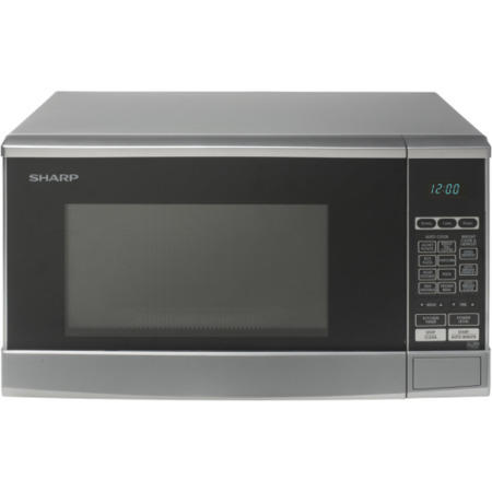 Sharp R270SLM Touch Control 20L Silver Freestanding Microwave