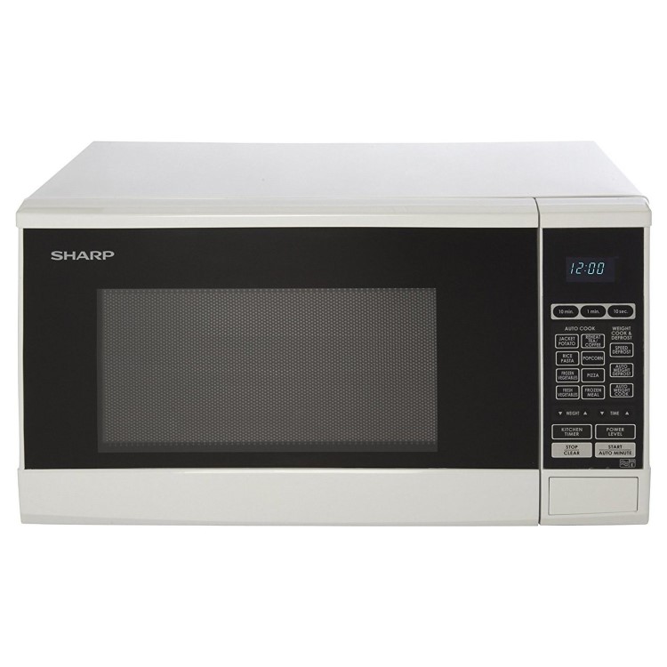 Sharp R270WM Touch Control 20 L White Freestanding Microwave
