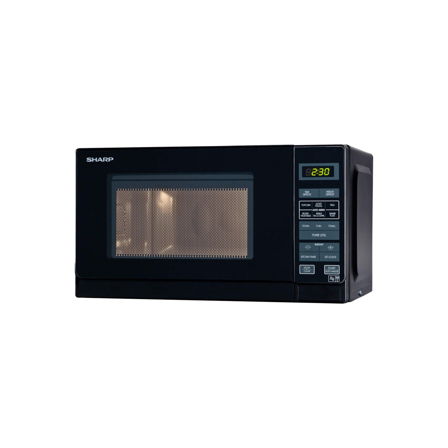 Sharp 20L Digital Microwave - Black