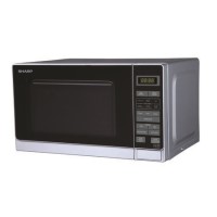Refurbished Sharp R272SLM Built In 20L 800W Microwave Silver