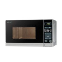 GRADE A3 - Sharp R272SLM 20L 800W Freestanding Microwave in Silver