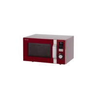 Sharp R344RDM 25L 900W Freestanding Microwave in Red