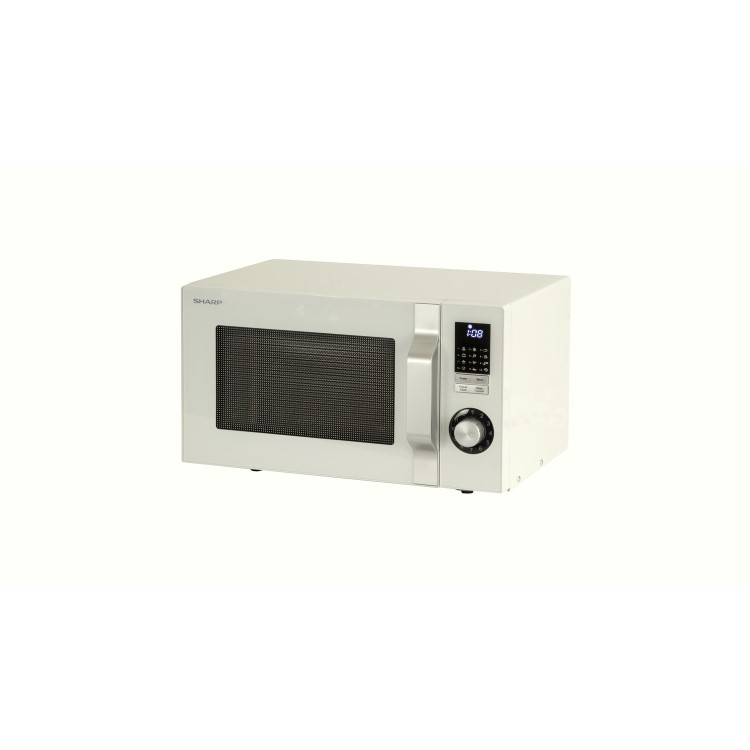 GRADE A1 - Sharp R344WM 25L 900W Freestanding Mircowave in White