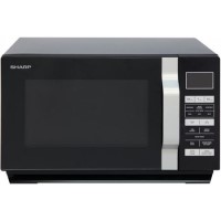 GRADE A1 - Sharp R360KM 23L 900W Freestanding Microwave Oven With Flat Tray - Black