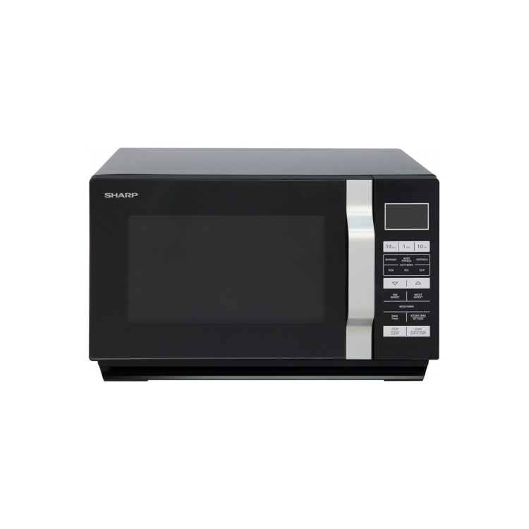 GRADE A1 - Sharp R360KM 23L 900W Freestanding Microwave Oven With Flat Tray - Black